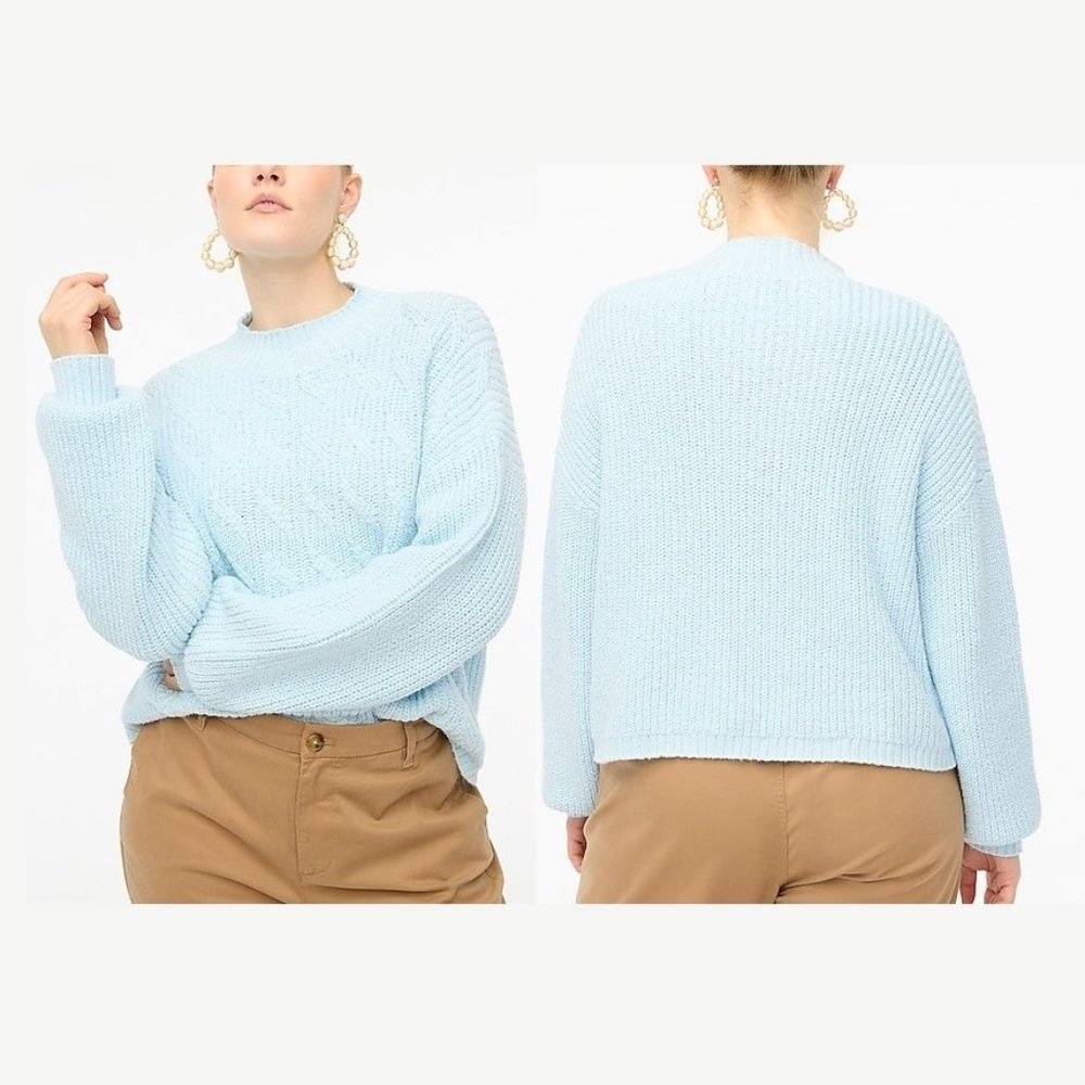 J. Crew Light Blue Women's Sweater - Picture 1 of 8
